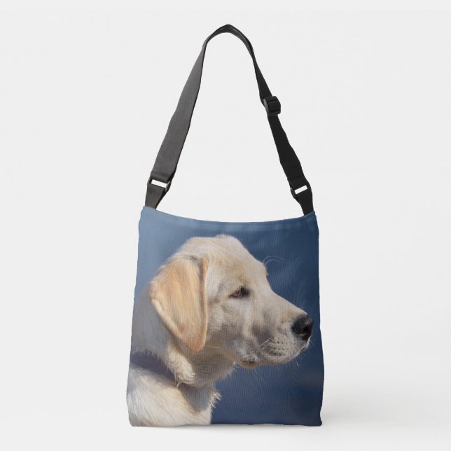 Bolsa Ajustável Labrador retriever amarelo (Frente)