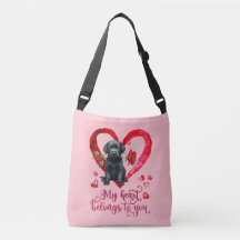 Labrador Retriever Watercolor V-Day Crossbody