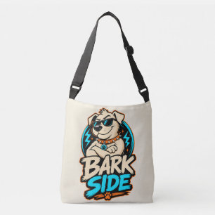 Bolsa Ajustável Lado do Latido Cachorro PNG, Design de Sublimação