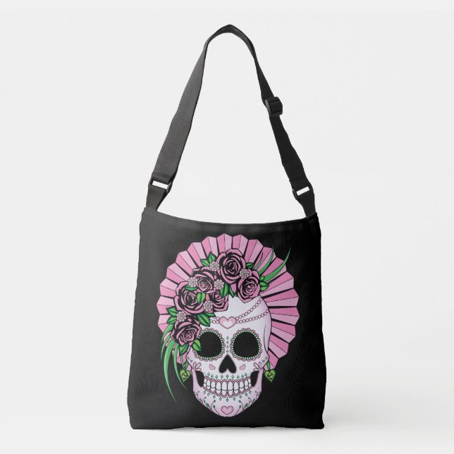 Bolsa Ajustável Lady Sugar Skull (Frente)