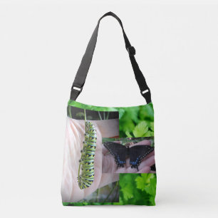 Bolsa Ajustável Lagarto-do-mato-preto/borboleta
