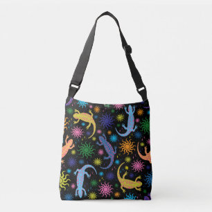 Bolsa Ajustável Lagartos do geco Multi-Coloridos por todo o lado