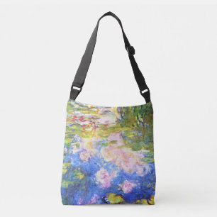 Bolsa Ajustável Lagoa Claude Monet do lírio de água