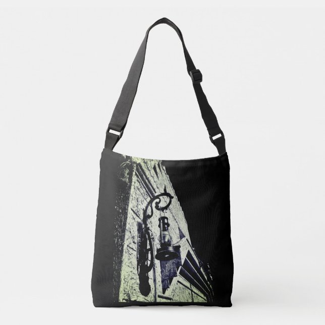 Bolsa Ajustável Lâmpada Antiga Impressão em Metal (Frente)