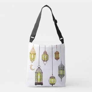Bolsa Ajustável Lanternas Ramadan Mubarak Oriental Árabe Muçulmano