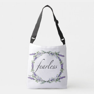 Bolsa Ajustável Lavanda de aquarela elegante Eucalyptus sem rosto