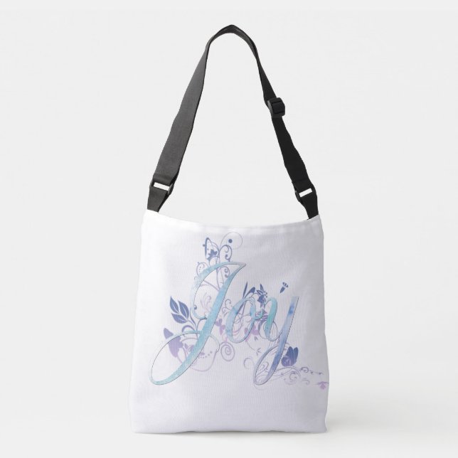 Bolsa Ajustável Lavanda e alegria azul (Frente)