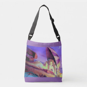 Bolsa Ajustável lavanda lounging da sereia da praia