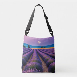 Bolsa Ajustável Lavanda Natureza Ao Ar Livre Paisagem Calma Pacífi