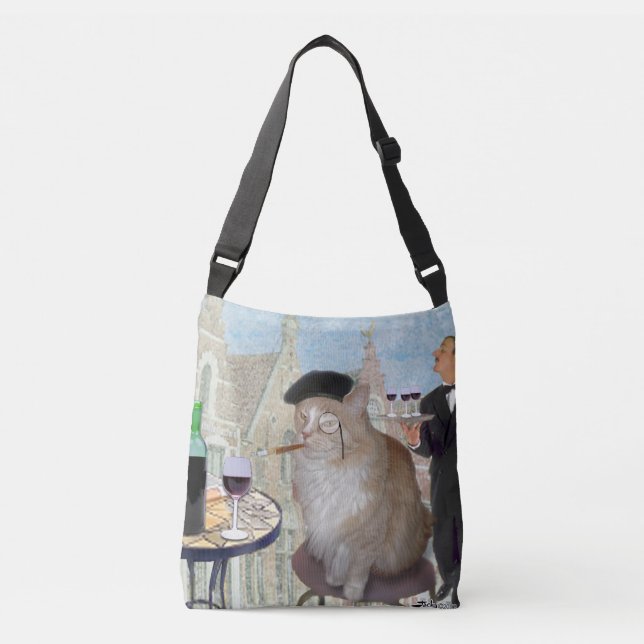 Bolsa Ajustável Le Cat du Cafe (Frente)