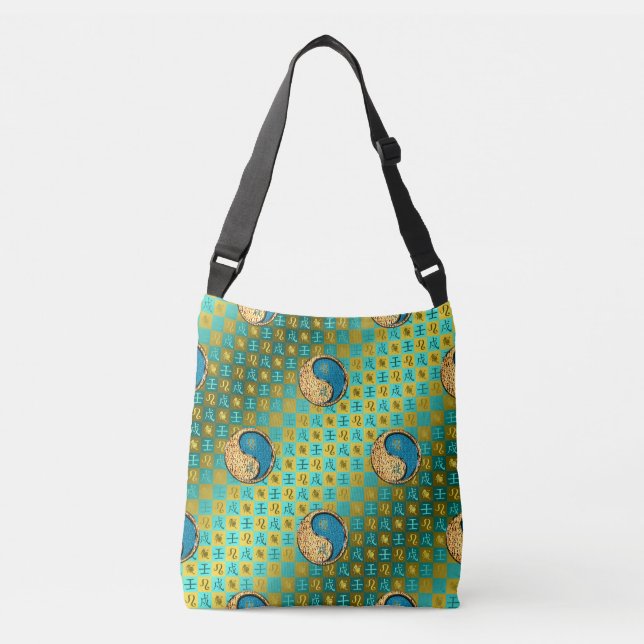 Bolsa Ajustável Leão & Cão de Água (Frente)