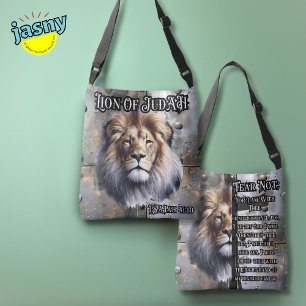 Bolsa Ajustável Leão De Escritura Inspiracional De Judah Isaiah 41