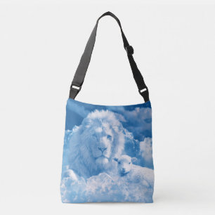 Bolsa Ajustável Leão e cordeiro nas nuvens