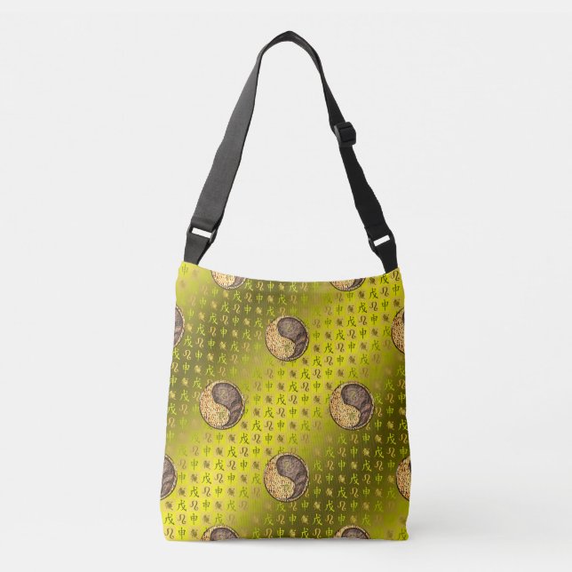Bolsa Ajustável Leão & Macaco da Terra (Frente)