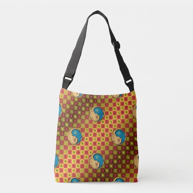 Bolsa Ajustável Leão & Tigre de Água (Frente)