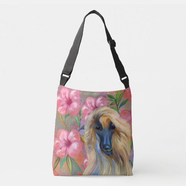 Bolsa Ajustável Lebréu Afegão (Frente)