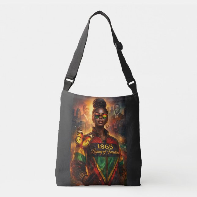 Bolsa Ajustável Legado da Liberdade (Cidade + Figuras Históricas) (Frente)