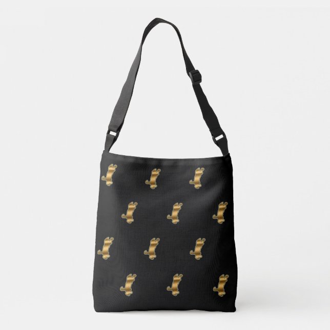 Bolsa Ajustável Legal negro Dourado (Verso)
