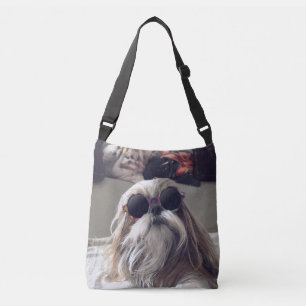 Bolsa Ajustável Legal Shih Tzu longos óculos de sol