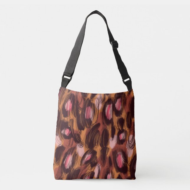 Bolsa Ajustável Leopard Spots African Animal Standard (Frente)
