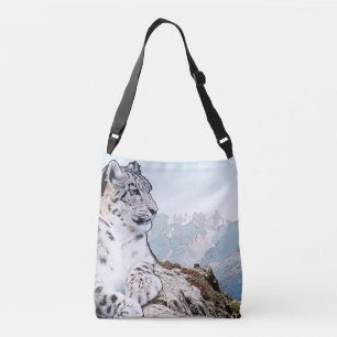 Bolsa Ajustável Leopardo de neve
