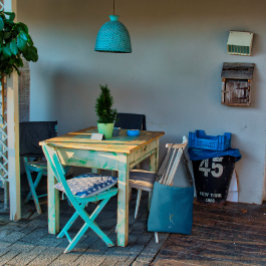 Bolsa Ajustável Letra monográfica aquosa K enfermeiro azul escuro