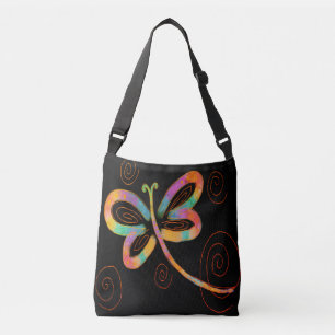 Bolsa Ajustável Libélula Funky da arte abstracta