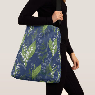 Bolsa Ajustável Lily do fundo azul-escuro do Vale