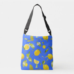 Bolsa Ajustável Limão de Aquarela e Folhas 13