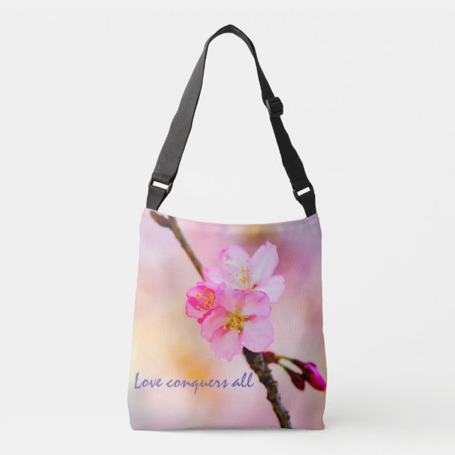 Bolsa Ajustável Linda Sakura Cherry Blossoms (Frente)