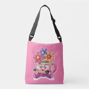 Bolsa Ajustável Linda Xícara de Chá Feliz