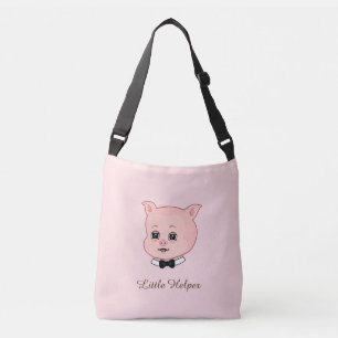 Bolsa Ajustável Lindo Porquinho em Rosa Claro