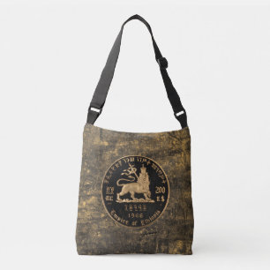 Bolsa Ajustável Lion of Judah - Jah Rastafari reggae Roots Bag -