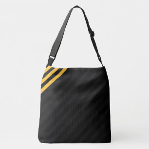 Bolsa Ajustável Listra da Meia-Noite com Toque de Ouro