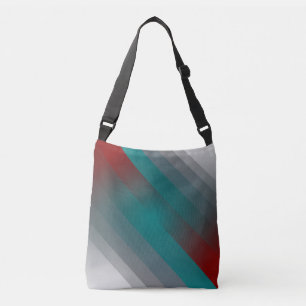 Bolsa Ajustável listras de cinza de madeira