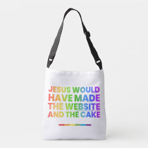 Bolsa Ajustável Listras multicoloridas Corpo Cruzado