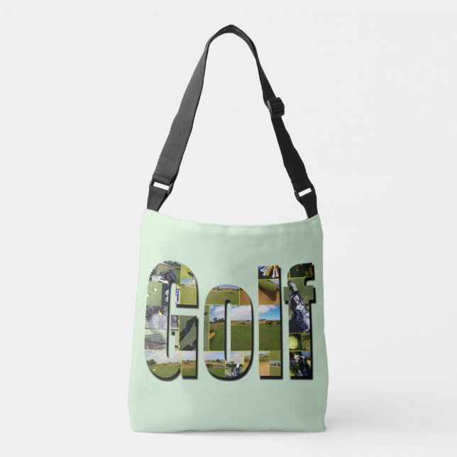 Bolsa Ajustável Logotipo de Imagem da Composição Golf, (Frente)
