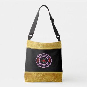 Bolsa Ajustável Logotipo do Corpo de Bombeiros, Crachá Preto e Ro