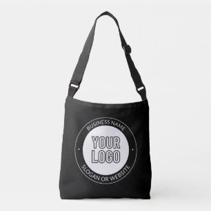 Bolsa Ajustável Logotipo empresarial ou modelo de texto editável e