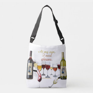 Bolsa Ajustável Louça para vinho da SlipperyJoe's com piada atrevi