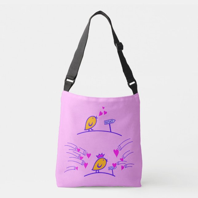 Bolsa Ajustável LOVE ECHO - Comic Birds Tweetlercools 3 (Frente)