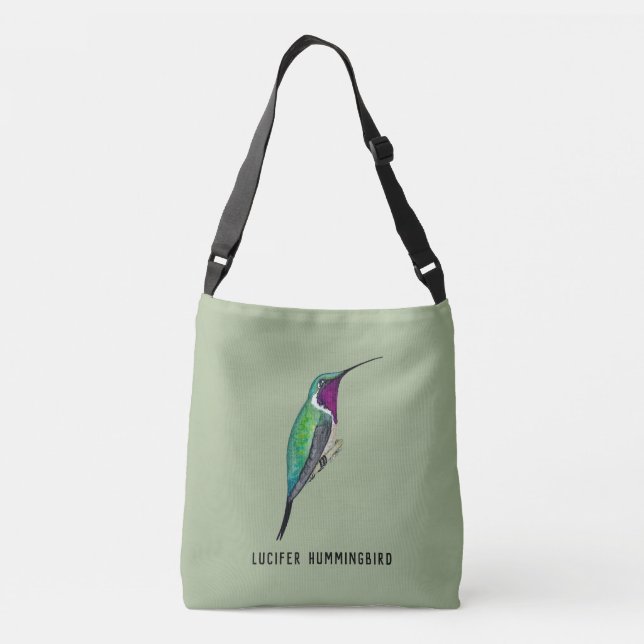 Bolsa Ajustável Lucifer  Hummingbird Crossbody Bag (Verso)