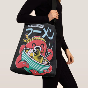 Bolsa Ajustável Lula Ramen Mais Saborosa – Macarrão Japonês Kawaii