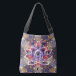 Bolsa Ajustável Lustrous Zen Lotus<br><div class="desc">In a stellar kaleidoscope the spirit of the Zen Lotus centers its energy. Center your energy and become as one with this cosmic tote of the new age. Pack your bag with your mat and block and blanket and head for the ashram to do your practice. Perfect for all your...</div>