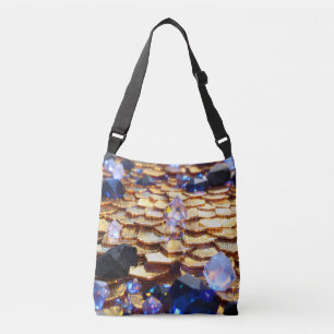 Bolsa Ajustável Luxury Fantasy Gemstone Abstrato