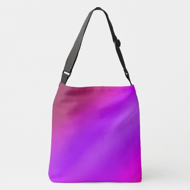 Bolsa Ajustável Luz azul-roxa-lua-dupla (Verso)