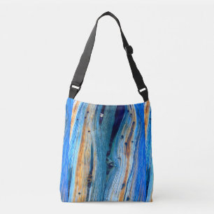 Bolsa Ajustável madeira azul rústica do zimbro