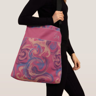 Bolsa Ajustável Magenta e Colorida Crossbody B