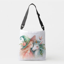 Bolsa Ajustável Magico pequeno Unicórnio Bruxa Fofo Fantasia em aq
