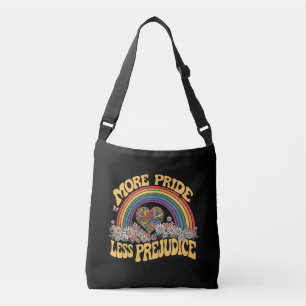 Bolsa Ajustável Mais Orgulho Menos Preconceito Retro Arco-íris Org